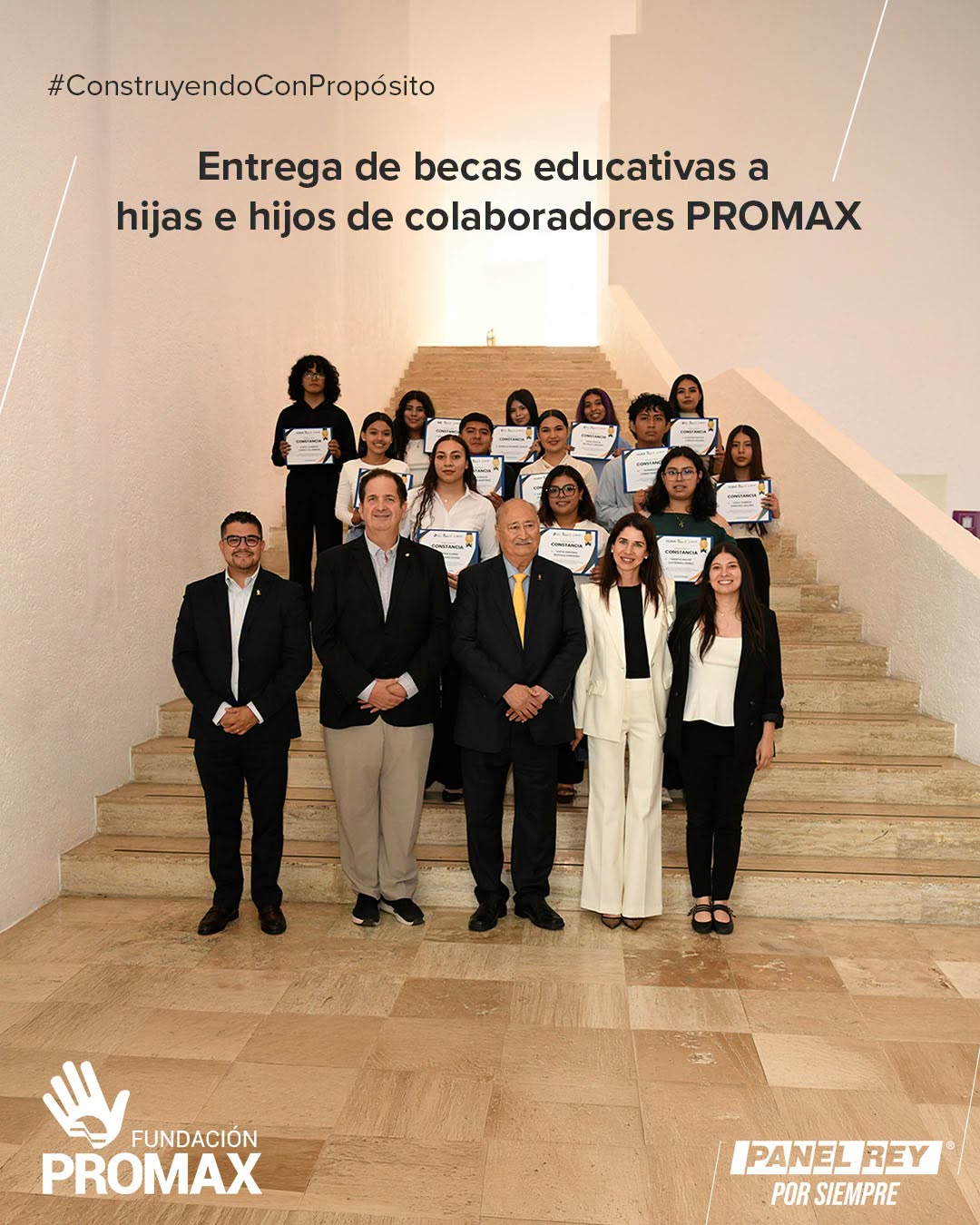 Construir también es educar: Fundación PROMAX entrega 85 becas a las familias de sus colaboradores