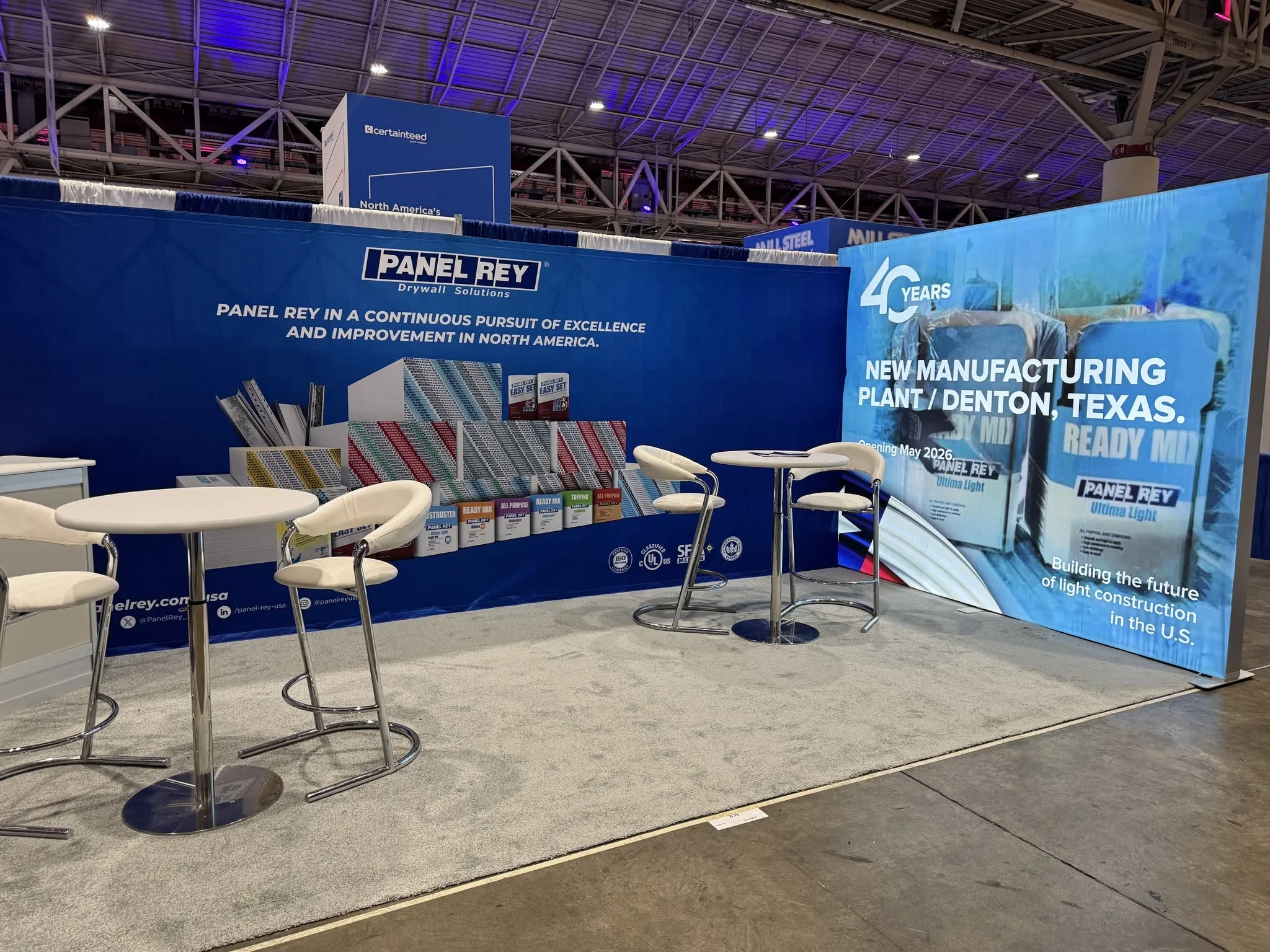 Booth 836: Panel Rey on the Industry’s Biggest Wall and Ceiling Floor